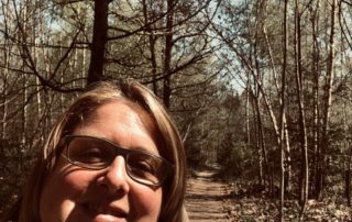 Kathrin im Wald